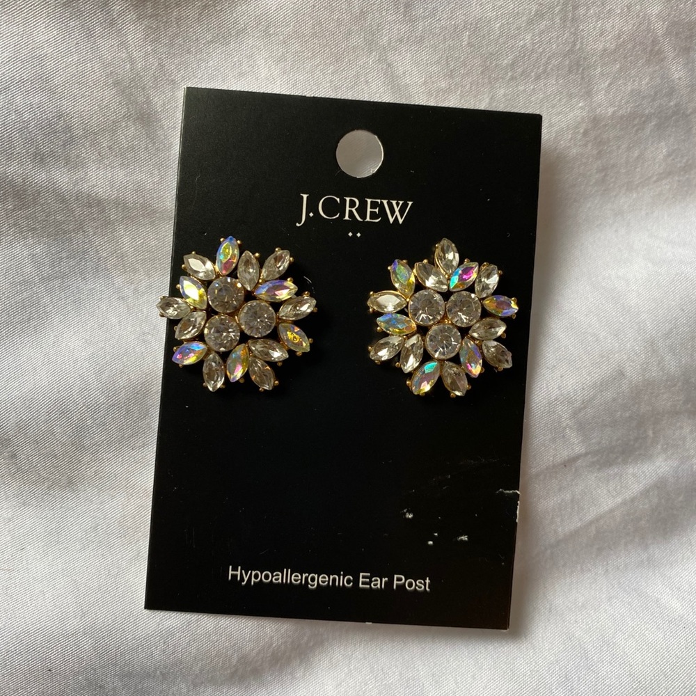 Jcrew jewel stud earrings